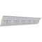 Ekena Millwork 5 5/8"H x 5 1/4"P x 7 5/8"F x 94 1/2"L, (6" Repeat), Artis Crown Moulding MLD05X05X07AR - alternate 4